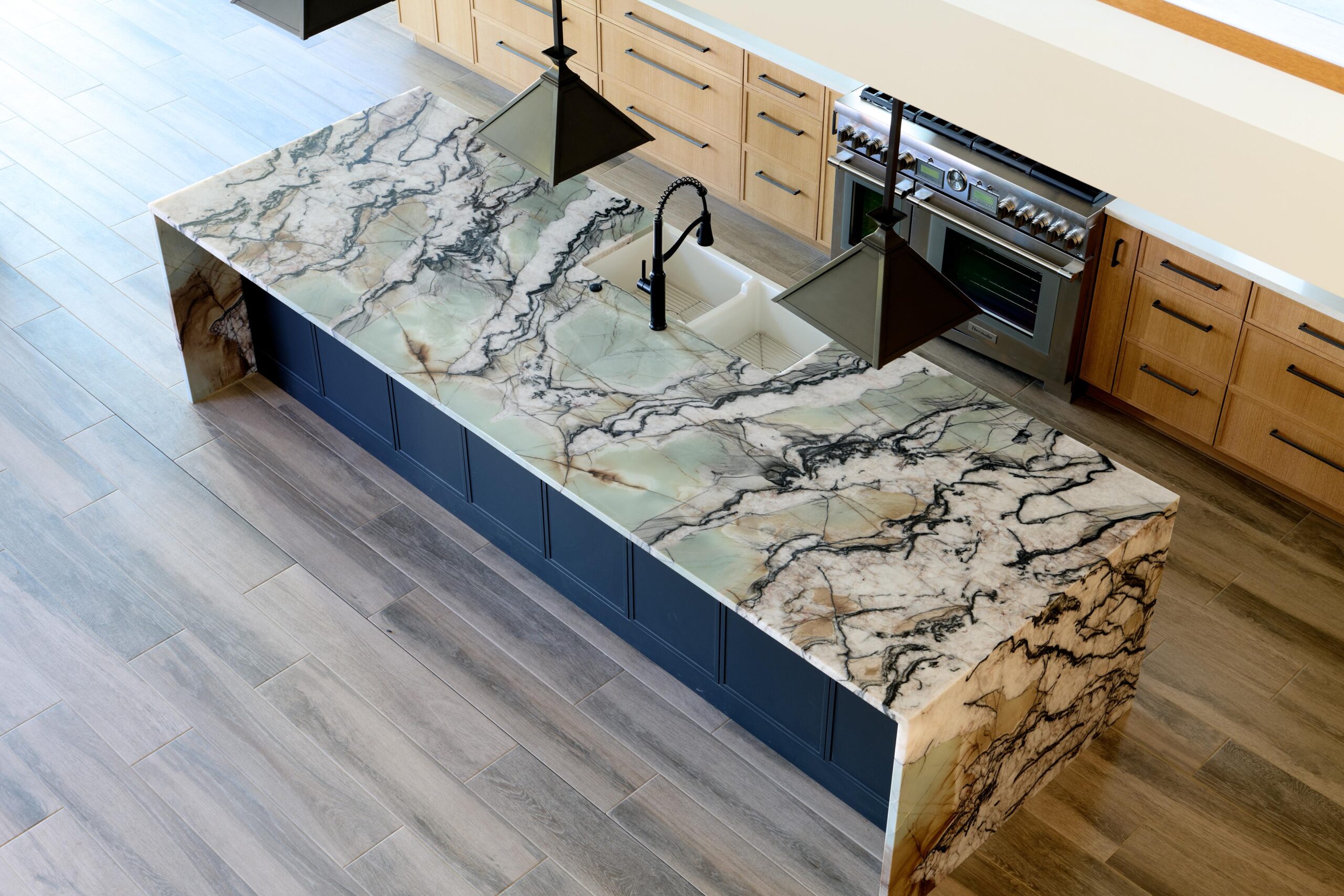 a kitchen with a marble counter top enter keywords to append scaled